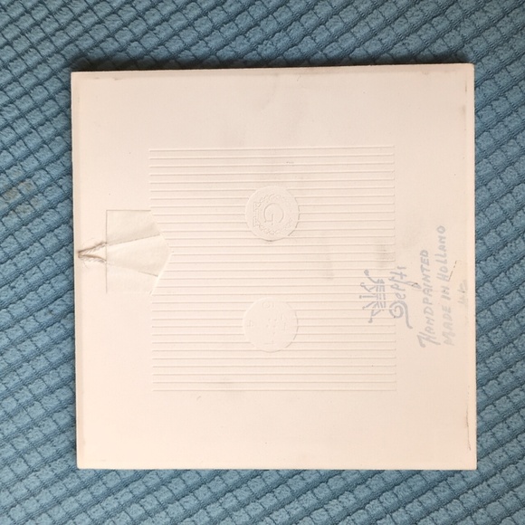 Vintage Delft Tile Or Trivet - Picture 2 of 2